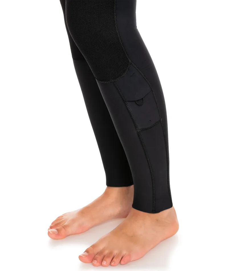 Roxy 5/4/3 Swell Series Hooded Wetsuit FZ GBS Black-4